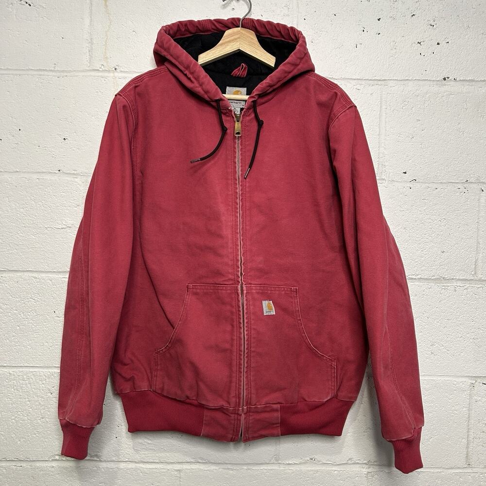 Y2k Carhartt Quilted Hooded Jacket “Crabapple Pink” Wj130
